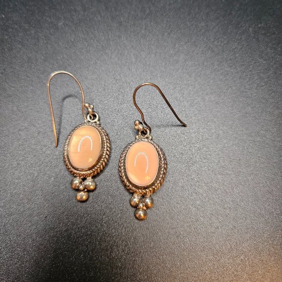 Sterling Silver Mother of Pearl Earrings - Picture 1 of 5